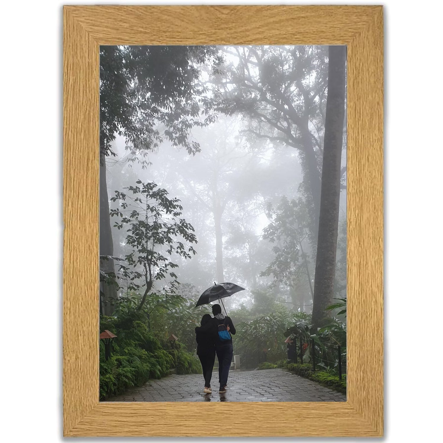 Multi Wooden Grains Photo Frames for Wall