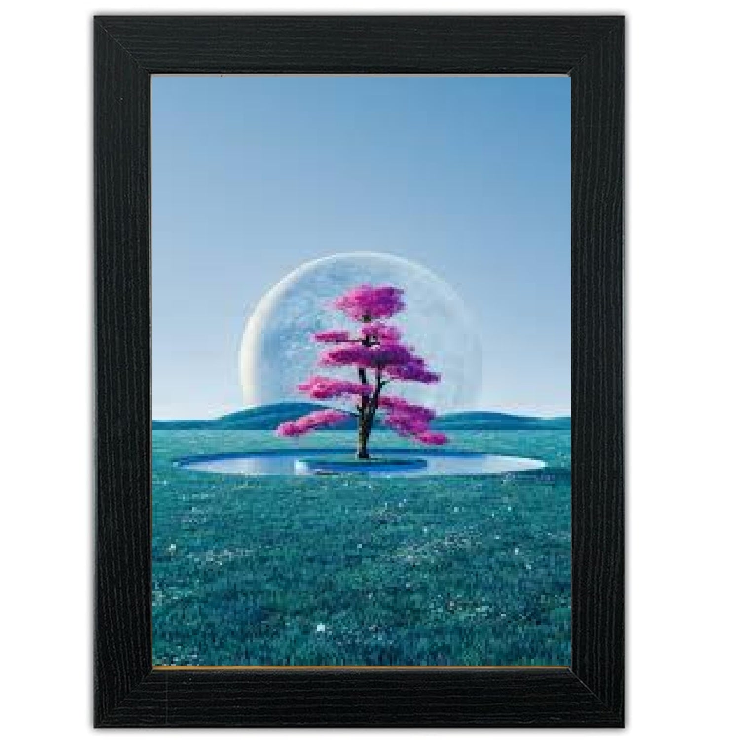 Multi Wooden Grains Photo Frames for Wall