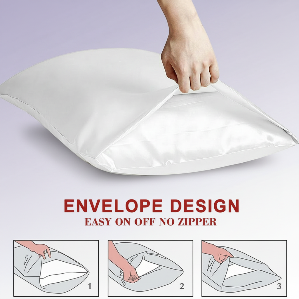 Luxury 2-Pack Hotel Quality Pillows - Soft Support, Anti-Allergy, Extra Filled for All Sleep Positions