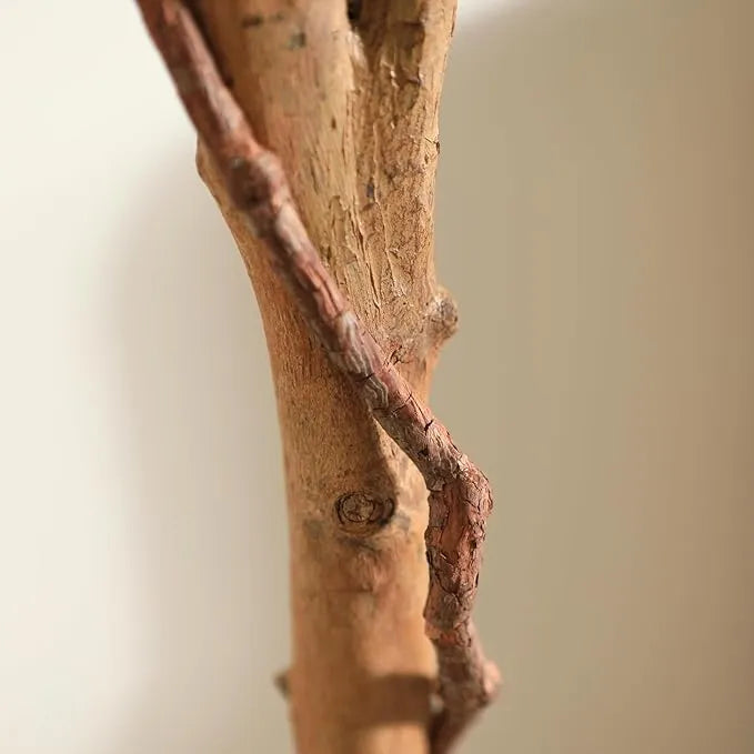 Large Artificial Ficus Tree – 150cm Tall, Indoor Fake Potted Tree with Natural Wood Trunk and Silk Leaves – Perfect for Home & Office Decor