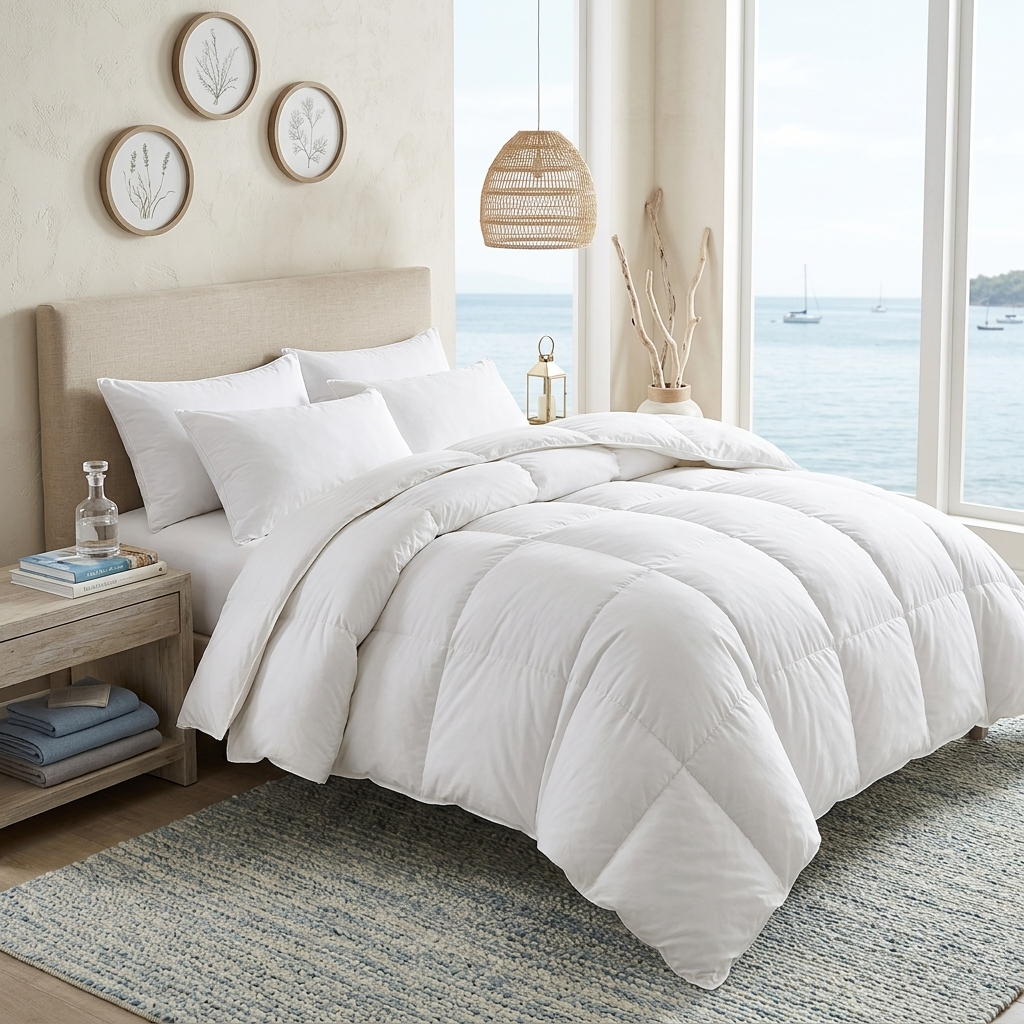 Double All-Season Duvet – Lightweight, Skin-Friendly Down Alternative Comforter
