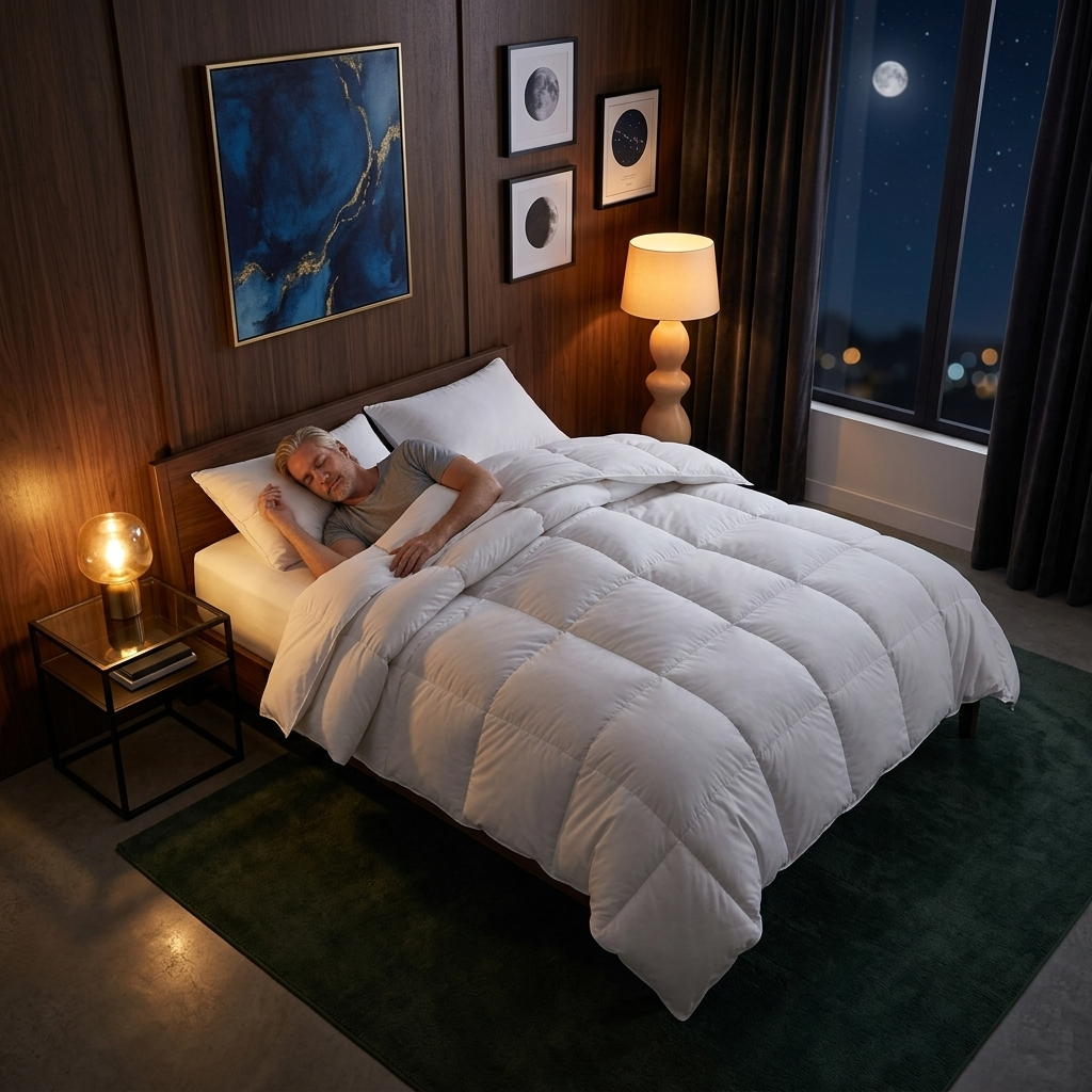 Double All-Season Duvet – Lightweight, Skin-Friendly Down Alternative Comforter