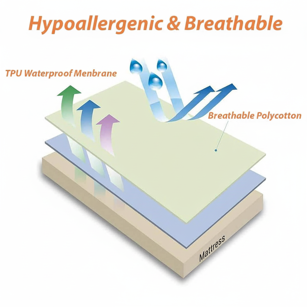 Waterproof Mattress Protector for Ultimate Comfort, Sleep secure