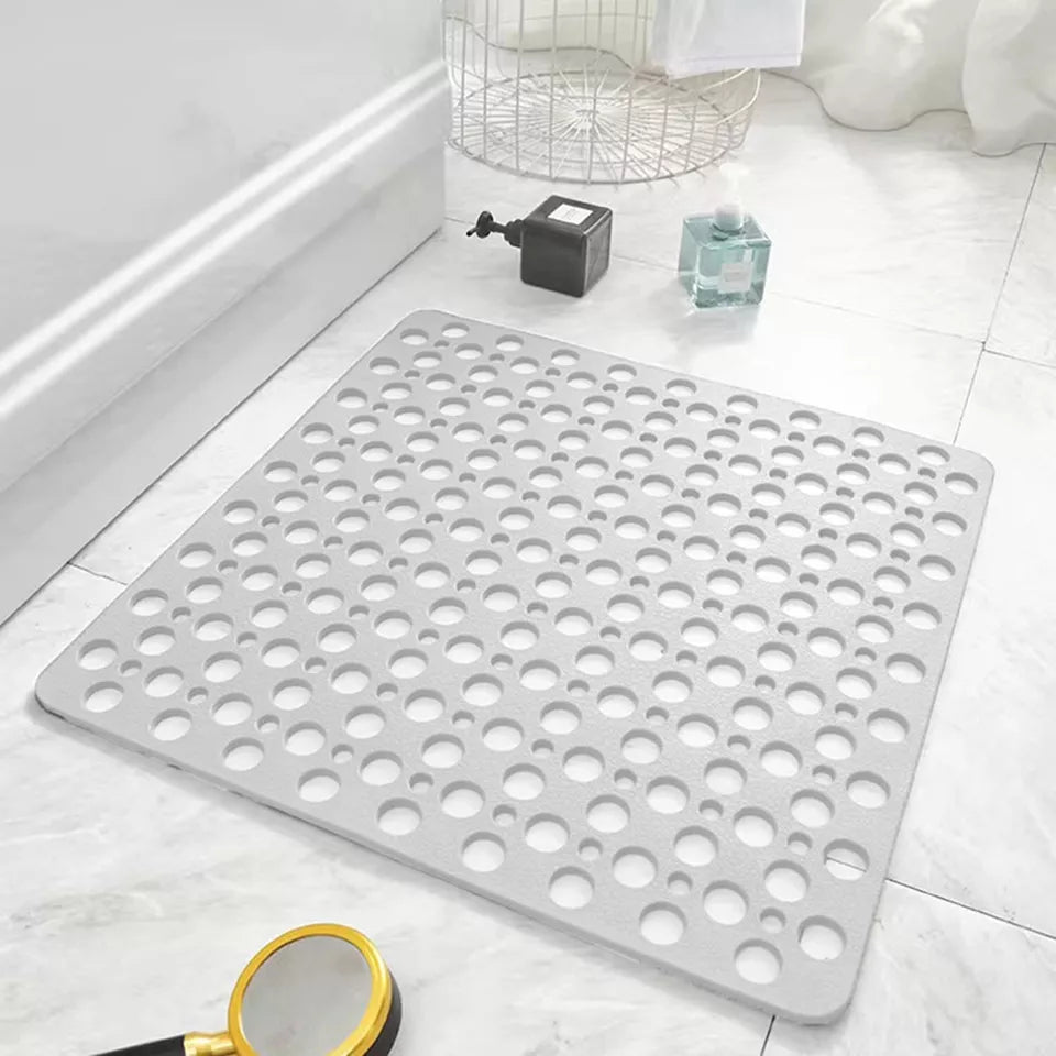 Extra Large Non-Slip Rubber Bath Mat – Anti-Mold Shower Mat with Strong Suction for Maximum Safety