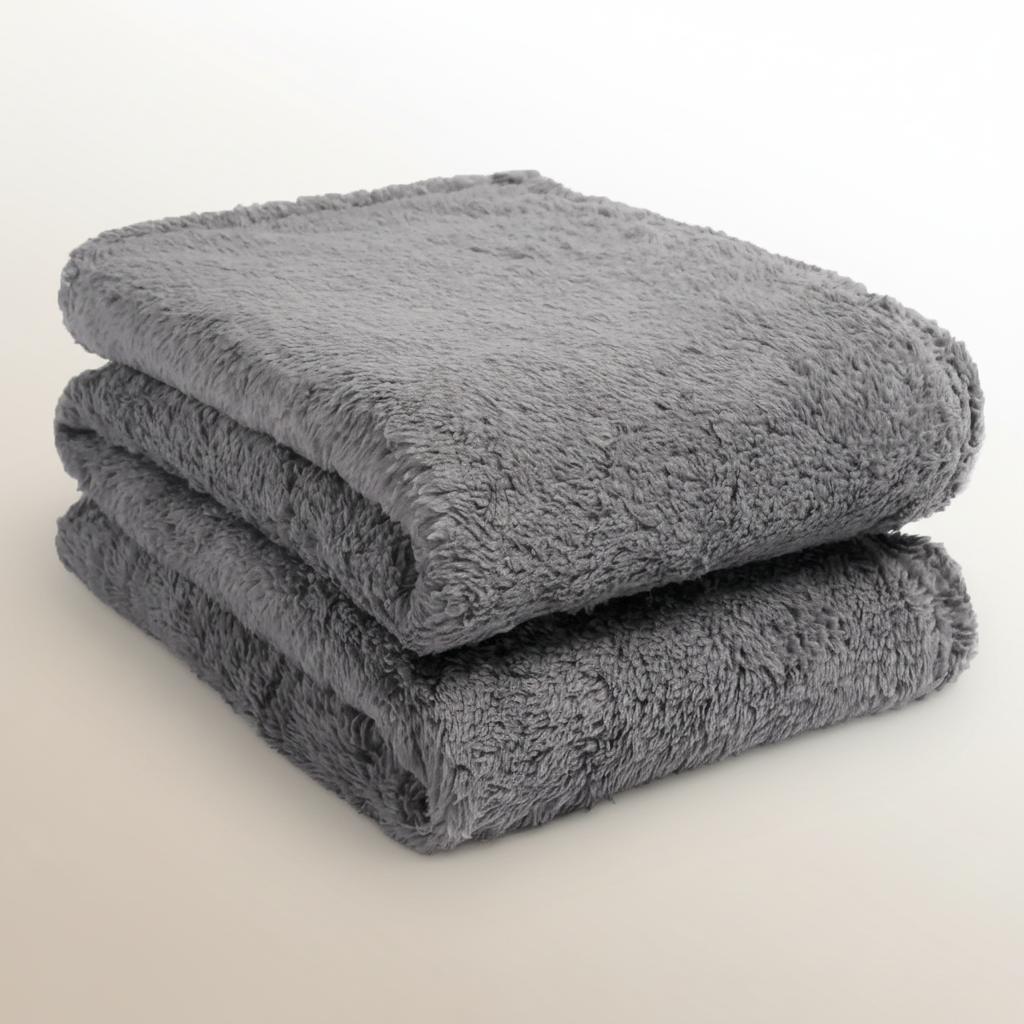Large Soft Warm Teddy Fleece Throw Blanket - Perfect for Sofa, Bed, Single, Double, King