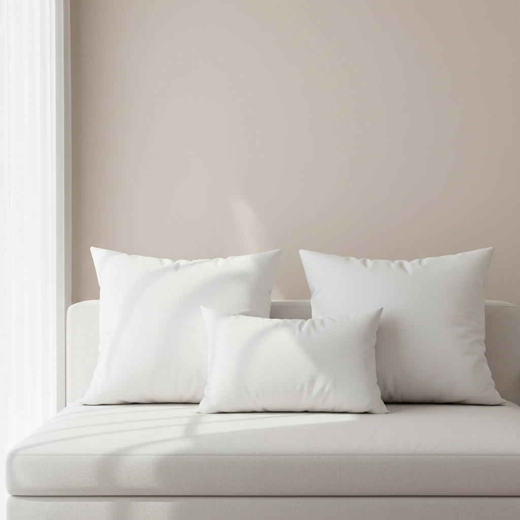 Luxury Plump Cushion Pads - Hollow Fibre Fill - Soft, Fluffy & Hypoallergenic