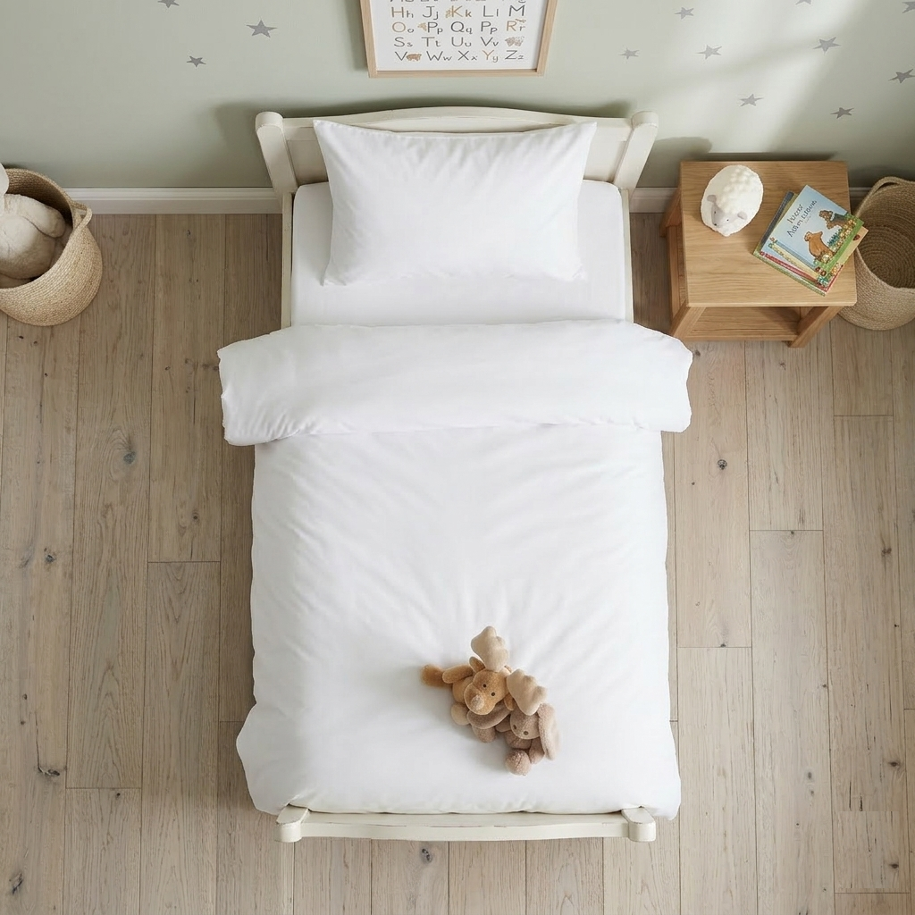 Toddler All-Season Duvet Comforter – Lightweight, Skin-Friendly Down Alternative Quilt (120×150 cm)