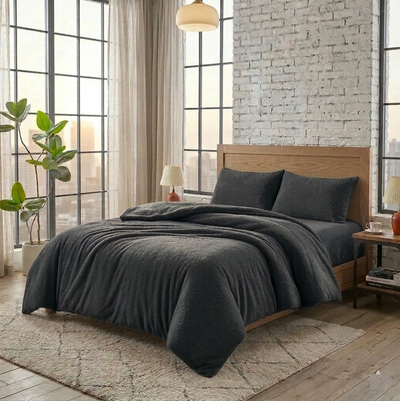 Soft Teddy Fleece Duvet Cover Breathable, Comfortable & Durable Bedding Cover Cosy, Easy-Care Terry Duvet Cover for Everyday Use