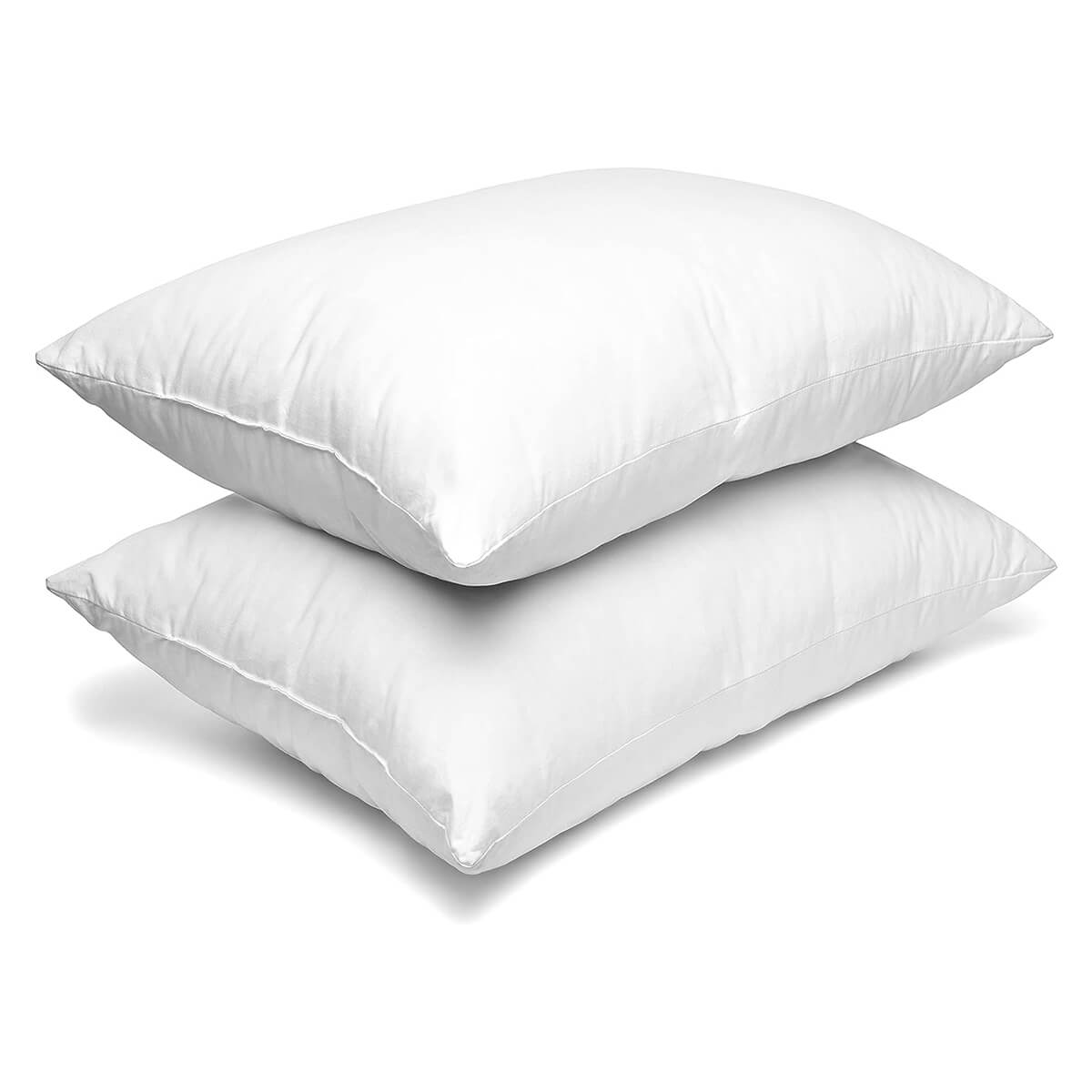 Luxury 2-Pack Hotel Quality Pillows - Soft Support, Anti-Allergy, Extra Filled for All Sleep Positions