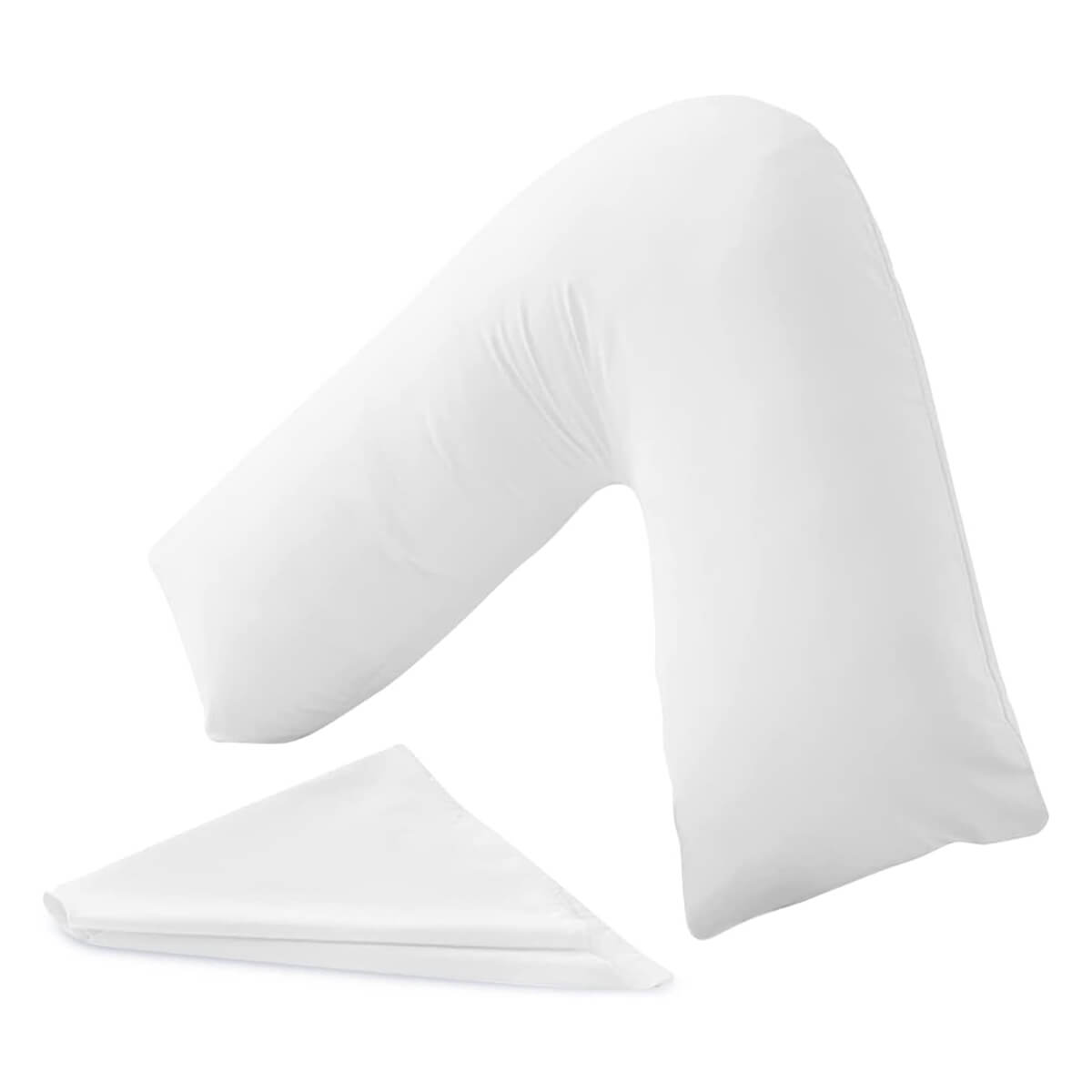 Supreme Comfort V-Shaped Pillow Set -  Complete with Pillowcase