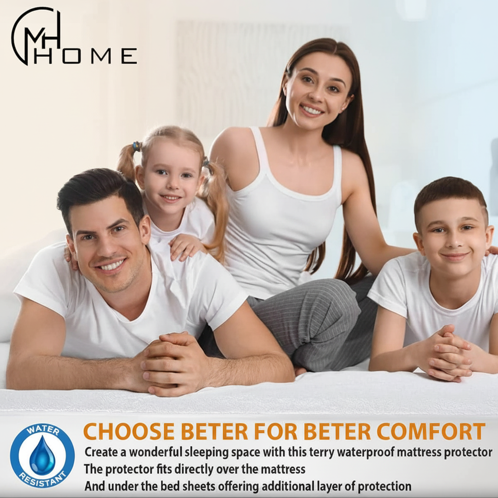 Waterproof Mattress Protector for Ultimate Comfort, Sleep secure