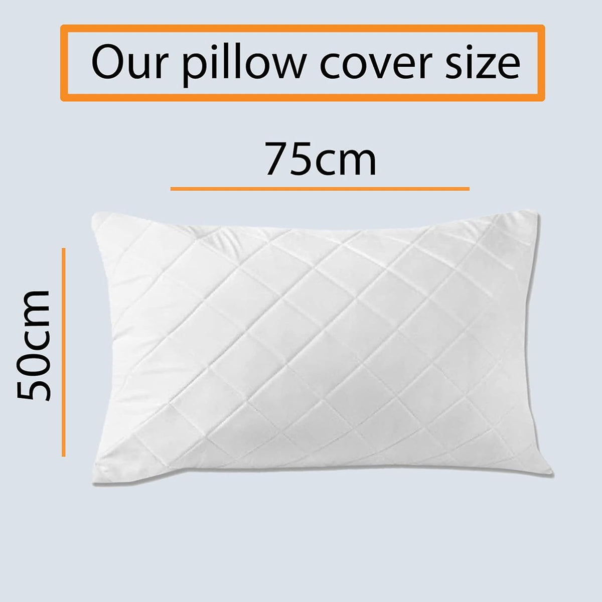 Quilted Waterproof Pillow Protectors - Sleep Secure, Breathable & Hypoallergenic