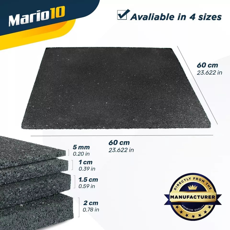 10-Piece Anti-Vibration Washing Machine Mat – Non-Slip Rubber Pads for Under Appliance Stability